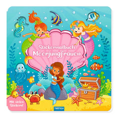 TROTSCH - Meerjungfrau Sticker Malbuch Kunst und Handwerk - Deutsche Ausgabe