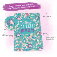 Trötsch Verlag - Books - Mein Sticker-Album Einhorn - Unicorn Theme - 3+ Years