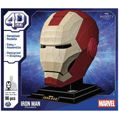 4D Build Marvel Iron Man 3D Puzzle Modellbausatz mit Ständer 96 Teile Konstruktionsspielzeug