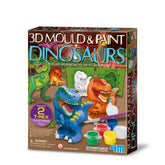 4M - 3D Mould & Paint Dinosaurs - Arts & Crafts