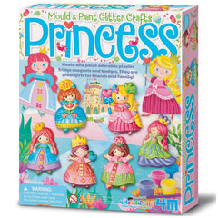4M - Mould & Paint Glitter Crafts Princess - Arts & Crafts