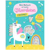 ARENA - Unicorn Coloring Book with Over 1000 Glitter Stones - Books - German Edition