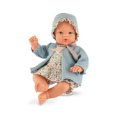 ASI Dolls - Koke 36cm Celeste Floral Ensemble - Handgefertigte spanische Babypuppe - 3+ Jahre