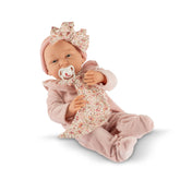 ASI Dolls - Matti 40cm Pink Overall Edition - Premium Spanisches Vinyl Baby Puppe - 3+ Jahre - Puppen, Spielsets & Spielzeugfiguren