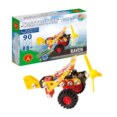 Alexander - Constructor Raven - Monoplane - Metal Construction Set - Age +8 - STEM - Construction Set Toys
