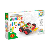 Alexander Maly Constructor Junior Race Car Construction Set box with colorful components and race car illustration.