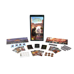 Asmodee - 7 Wonders - Cities - Age +10 - Board Games - STR8042 - Italian Edition