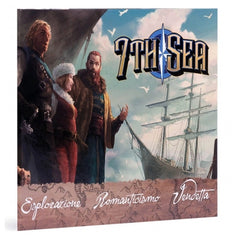 Asmodee - 7th Sea Game Master Screen - Brettspiele - +14 - Zubehör - STR2901 - Italienische Edition