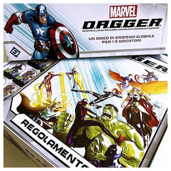 Asmodee - Marvel D.A.G.G.E.R. - Brettspiele - 12+ - STR9137 - Italienische Edition