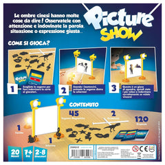 Asmodee - Picture Show - Brettspiele - 7 - Familienspaß - STR8251 - Italienische Edition