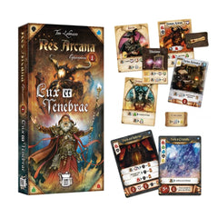 Asmodee - Res Arcana - Brettspiele - 12+ - Lux et Tenebrae - STR8167 - Italienische Edition