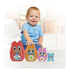 CLEMENTONI - Baby Stapelspiel - Sortier - & Stapelspielzeug - +18M - Lernspiel - CLM17606