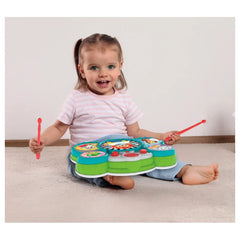 Baby Clementoni - Drumset Animals - Musikinstrumente - 9M - CLM17976