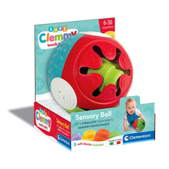 Baby Clementoni - Touch Roll And Play Sinnesball Baby Spielzeug