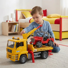 Bruder - Man TGA Pannenfahrzeug mit Geländewagen - Spielzeugfahrzeug