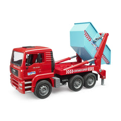 Bruder - Play Vehicles - MAN TGA Skip Loader Truck - 1:16 Scale - 3 Years