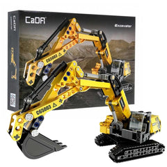 CaDA - Excavator 360 Rotation - Construction Set Toys