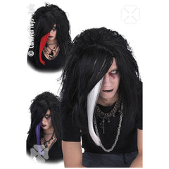 Carnival Toys - Long Black Emo Wig For Creative Dress Up Fun - Pretend Professions And Role Playing