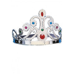 Carnival Toys - Silberne Krone für Kinder Rollenspiel Spaß und fantasievolles Verkleiden - Rollenspiele und Berufe zum Nachspielen