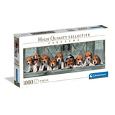 Clementoni Hochwertige Kollektion - Beagles 1000 Teile Puzzle Panorama