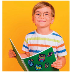 Clementoni Idea - 30 Big Neon Stickers