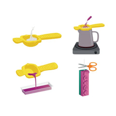 Clementoni - Idea - Make Your Own Candles - Message - Arts & Crafts Age: +8 - 27618353