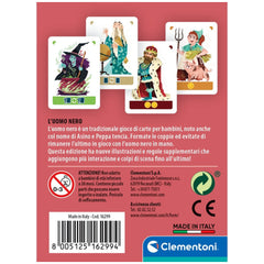 Clementoni - L'Uomo Nero Kartenspiele - Italienische Ausgabe