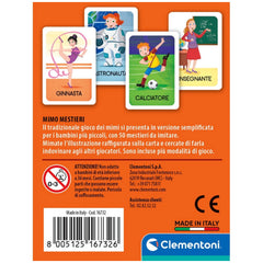 Clementoni - Mimo Mestieri Kartenspiele - Italienische Ausgabe