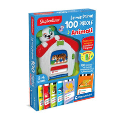 Clementoni - Sapientino Le mie prime 100 parole - Animali - Educational Toys Age: +2 - +4 - 27616703 - Italian Edition