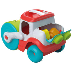 Clementoni - Soft-Clemmy-Touch-and-Play-Sensory-Road-Roller-Baby-Activity-Toys