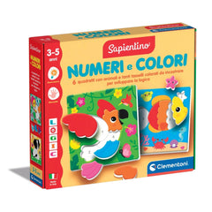 Clementoni - Spapientino-Logic-Numeri-e-Colori - Lernspielzeug