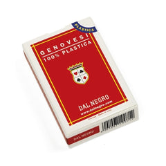 Dal Negro - Kartenspiele - Genovesi Italienische Spielkarten - 100% Kunststoff - 14+ Jahre