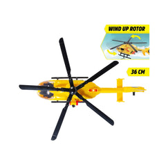 Dickie - Play Vehicles - ADAC Rescue Helicopter - Wind-Up Propeller - 3 Years
