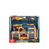 Dickie Toys - Construction Vehicle Set - 3-Pack 12cm Toy Work Trucks for Toddlers - Age +3 - Toy Playsets