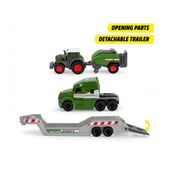 Dickie Toys - Fendt Mikro Bauernhof Lkw Set - Spielzeuge