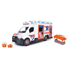 Dickie - Spielzeugfahrzeuge - Mercedes-Benz Sprinter Krankenwagen - 3-5 Jahre - Rettungsfahrzeug mit Licht