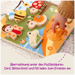 Eichhorn - Bee-Happy-Sinnes-Puzzle - Lernspielzeug