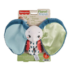 Fisher-Price - Stuffed Animals - Planet Friends All Ears Elephant - Eco-Friendly - 3 Months+ - Sensory Development