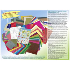 Folia - Jumbo Bastelbox Paper Craft Case 107 Pieces Multi Coloured - Arts & Crafts