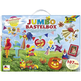 Folia - Jumbo Bastelbox Paper Craft Case 107 Pieces Multi Coloured - Arts & Crafts