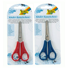 Folia - Long Metal Graduated Scissors For Kids 13.5 Cm Round Tip - Arts & Crafts