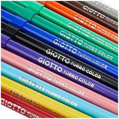 Giotto Turbo Colour Set Of 12 Markers - Arts & Crafts