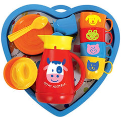 Gowi - Coffee Service Lyon Heart 18 Pieces - Pretend Professions & Role Playing