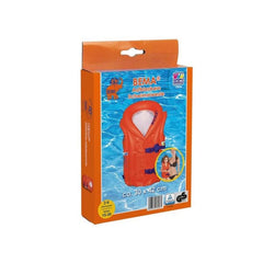 Happy People - Bema Aufblasbare Schwimmweste Für 2-6 Jahre 15-30Kg Orange/Blau 30X42Cm