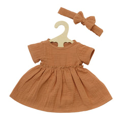 Heless - Puppen - Set aus Bio-Baumwollkleidern - Rüschen - 18M+ - Zubehör