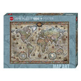 Heye - Retro World Puzzle - Puzzles - +14 - HEY29871