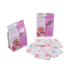 Johntoy - Baby Rose Diapers 5 Pcs Pack - Pretend Professions & Role Playing