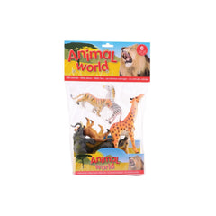 Johntoy - Wilde Welt Tiere 6er Pack - Action- und Spielzeugfiguren