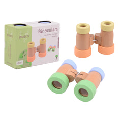 Johntoy - Wooden Binoculars - Pretend Professions & Role Playing