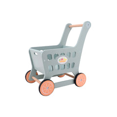 Johntoy - Wooden Shopping Cart - Pretend Professions & Role Playing